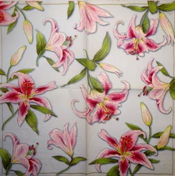 007 Lilies - 3-ply (pink) - Ihr